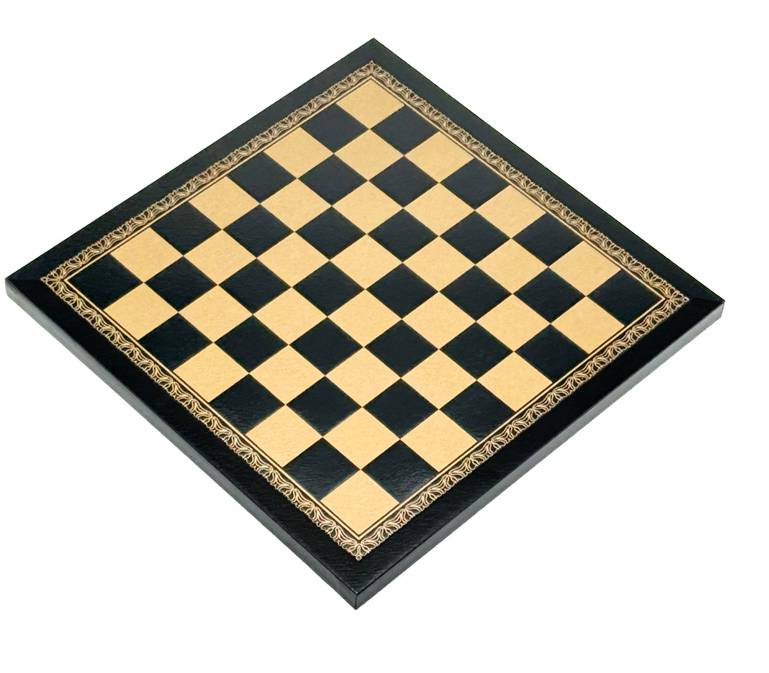 Italfama Medioevale Metal Chess Set with Eco-Leather Chessboard